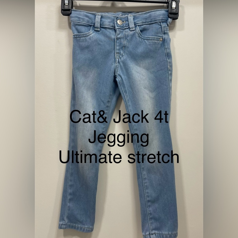 Cat & Jack Light Blue Stretch Jeggings